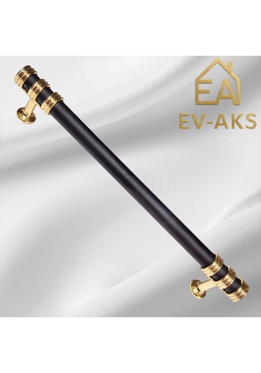 Reis Kulp Nesli Model Alüminyum Metal Dolap Çekmece Kulpu Siyah Gold