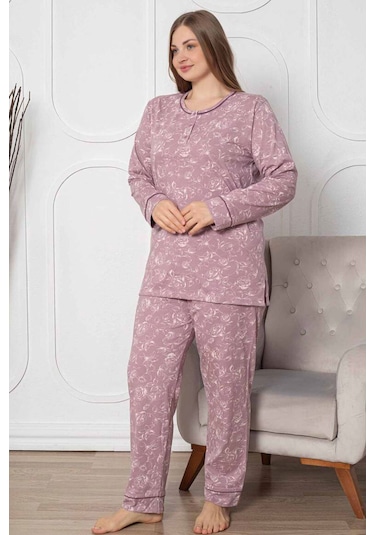 Alimer Kadın Gülkurusu Bisiklet Yaka Büyük Beden Pijama Tkm 2786b Gülkurusu Alimer Kadın Gülkurusu Bisiklet Yaka Büyük Beden Pijama Tkm 2786b Gülkurusu
