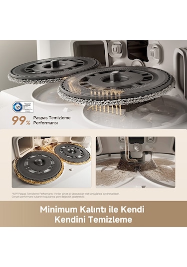 Dreame L50 Ultra CE 25.000Pa Emiş Gücü Robot Süpürge Beyaz
