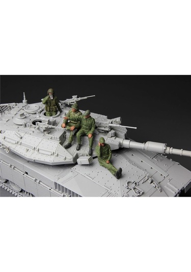 Meng Hs-002 1/35 Ölçek, Idf Tank Mürettebatı, 4 Adet, Plastik Figür Model Kiti-48701