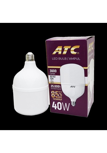 40w Torch Led Bulb Ampul Beyaz E27 5365 Çok Renkli