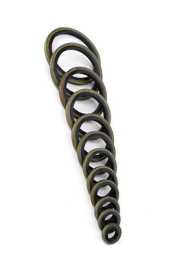 Yifomall "12 Farklı Boyutta Yüksek Basınç Dayanımlı Metal-kauçuk Conta Seti 240 Adet "