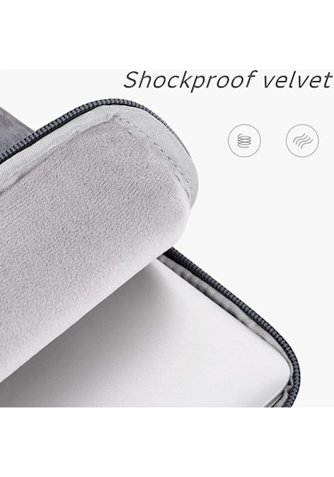 Canvas Artisan L28-19 14 Inç Dizüstü Bilgisayar Koruyucu Manşon Kasası Yumuşak Astar Iş Tarzı Defter Taşıma Çantası Dikey Tip Yurt Dışından