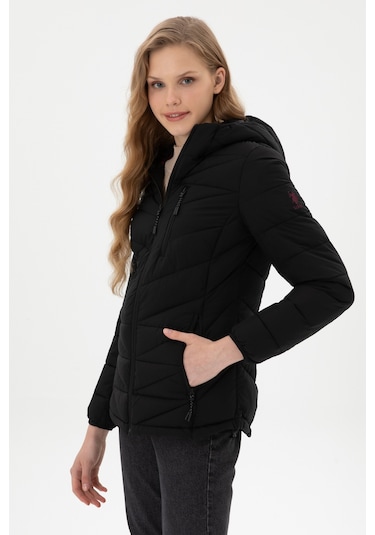 U.S. Polo Assn. Kadın Mont - Siyah 50312004-VR046