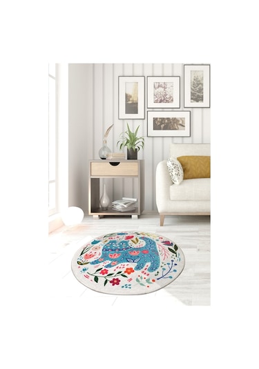 Blue Cats Dekoratıf Djt Çap 140 Cm Dekoratif Halı