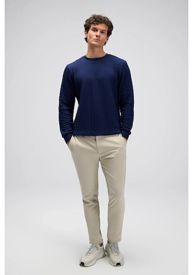 Ellesse Erkek Sweat Em623-nv Lacivert Lacivert