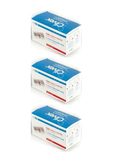Clivex Hipoalerjenik Tıbbı Esnek Flaster 10 x 10 CM 3 Adet