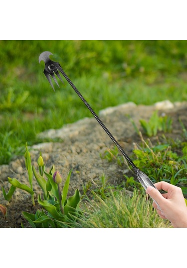 Suntek Weeder 4 Pençe Çelik Kafa Tasarım Manuel Aracı 40cm