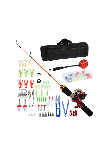 Reedark Buz Balıkçılığı Seti: 50cm Epoksi Kamış, Makara, Buz Çekici Ve Taşıma Çantası Dahil