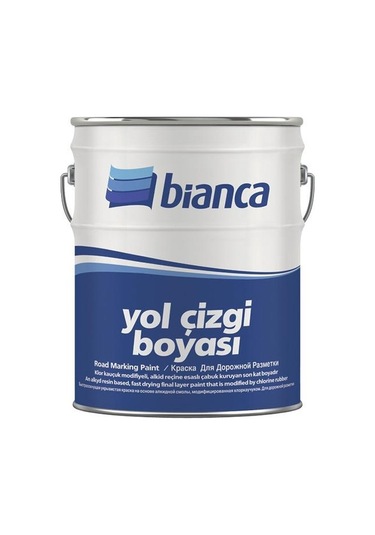 Bianca Yol Çizgi Boyası Sarı 4 KG