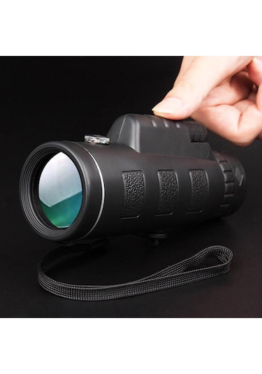 Samdoo 40x60 Bak-4 Prisma Fmc Lens Tek Gözlük, Düşük Işıkta Gece Görüşü, Dışarıda Fotoğraf Çekmek İçin Cep Telefonu Tutuculu