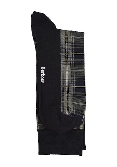 Barbour Blyth Çorap Tn21 Cordovan Beyaz - Yeşil