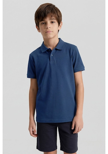 Tommy Life Parlament Polo Yaka Standart Fit Basic Unisex T-shirt - 11330