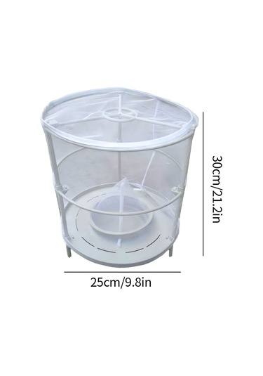 Teltree Tekrarlı Kullanımlı, Dayanıklı Meyve Sinek Tutucu - Yüksek Verimli, Güvenli Ağı Modeli 3 Adet + 3 Kanca