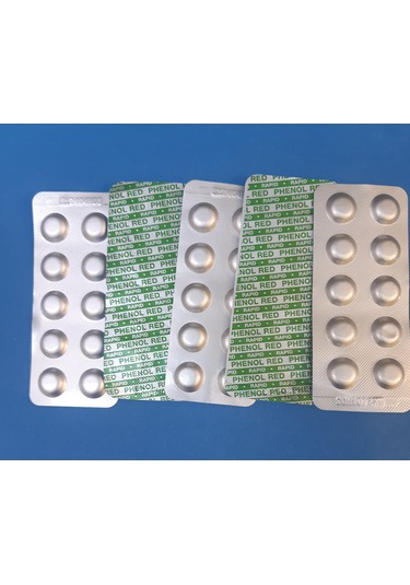 Havuz Suyu Ph Test Tableti Phenol Red 50 Tablet