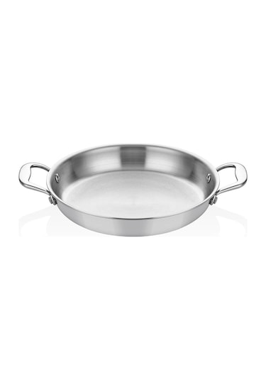 Elit Mm Çelik Yumurta Sahanı 14 Cm Gri