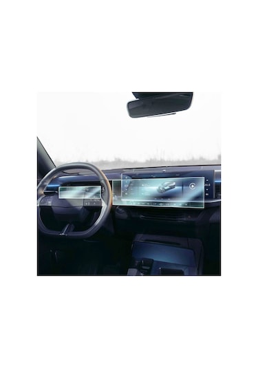Opel Grandland 2025 Multimedya Ve Gösterge 9h Ekran Koruyucu 2li Set
