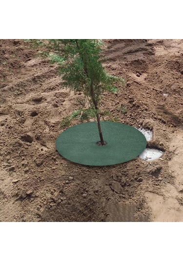 Suntek 10 Parça Ağaç Ayıklaması Bariyer Paspaslar Çap-27cm