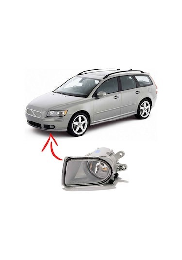 Volvo V50 Sol Sis Farı 2005 2006 2007 Sıfır Yedek Parça