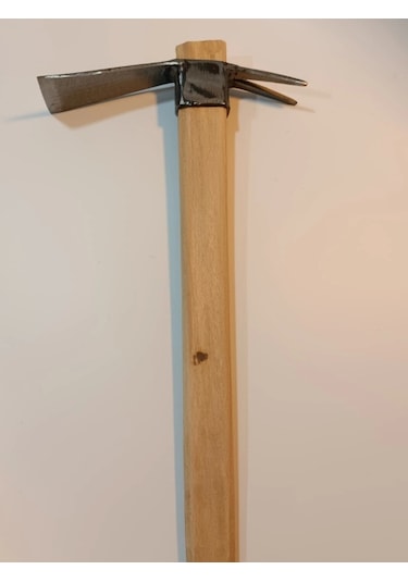 Sürmene Makas Çeliği Çatallı Kazma Bahçe Tarla Hobi 45cm