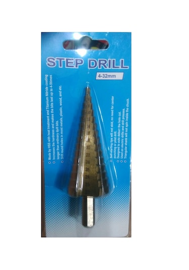 4-32mm Kademeli Panç Matkap Ucu Ahşap Kartonpiyer Pvc Panç Seti