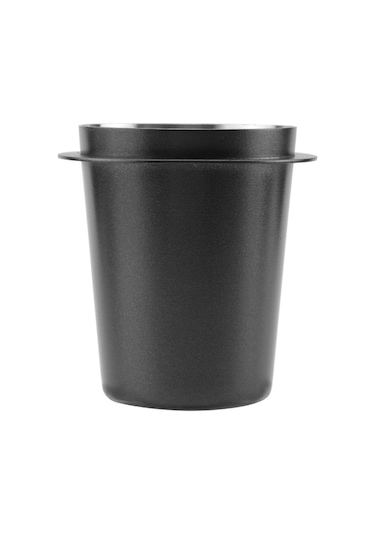 Metabagua Kahve Dozaj Kabı, Paslanmaz Çelik Dozaj Kabı Toz Besleyici Bardak Parçası Espresso Kahve Makinesi Aksesuarları Ktr97p Siyah