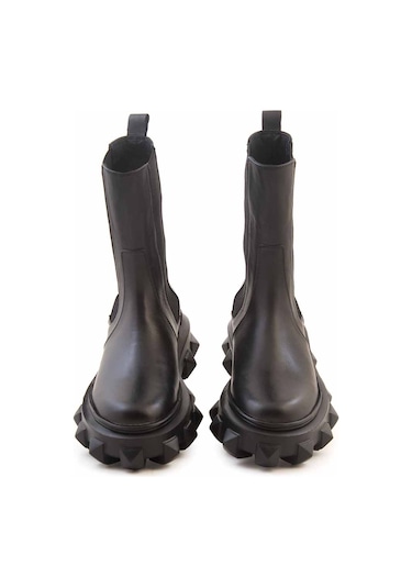 Mocassini Deri  Kadın Bot 4649