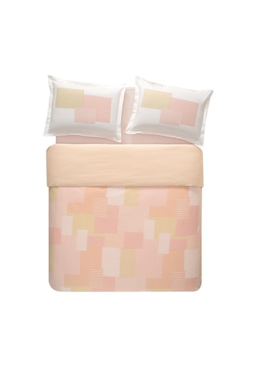 Puffy Romarin Ranforce Çift Kişilik Nevresim Seti Safran