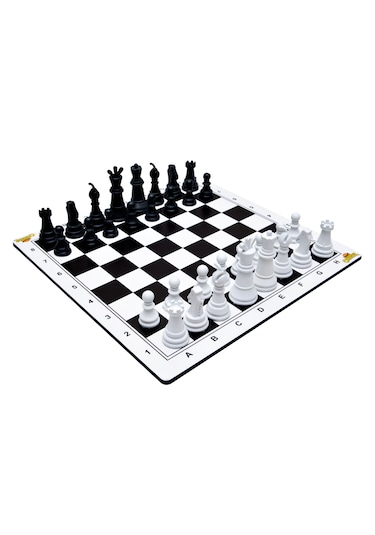 Orbisel Satranç Takımı 30x30 Ahşap Tablalı