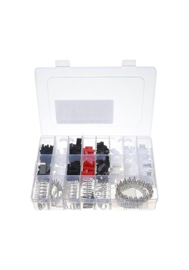 260 Adet Dupont Konnektör Seti 6 Çeşit Şeffaf Çantada