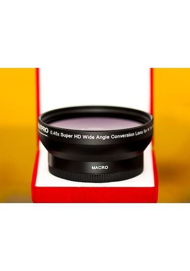 Raypro 67 MM 0.45x Ultra Geniş Açı + Super Macro (Canon) Uyumlu Lens