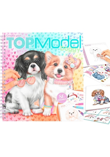 TopModel Boyama Kitabı Köpeklerinizi Yaratın 0412164_A