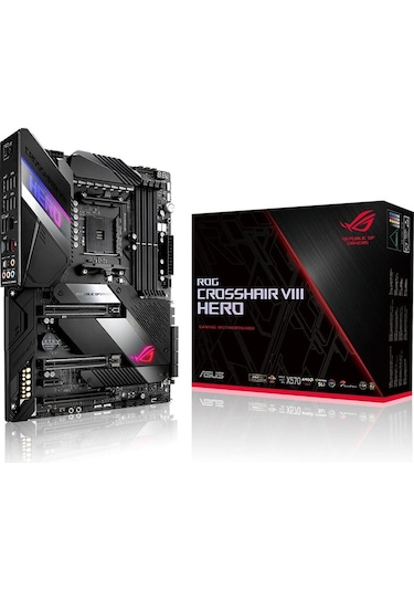 Asus ROG Crosshair VIII Hero AMD X570 4800 MHz (OC) DDR4 Soket AM4 ATX Anakart