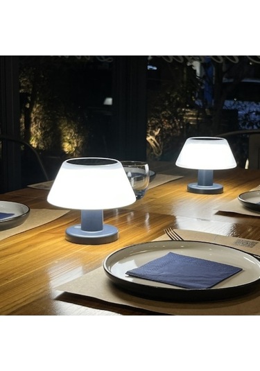 Bahçe Aydınlatma Açık Bar Yemek Bar Atmosferi Güneş Gece Lambası Masaüstü Masa Lambası