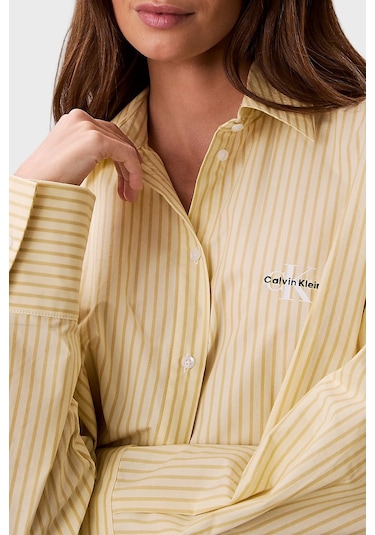 Calvin Klein Bayan Gömlek Lv00qs7605 W5w Sarı