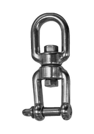 Krom Fırdöndü Kilitli. Paslanmaz Krom. 304 Kalite. Marin Tip 6mm