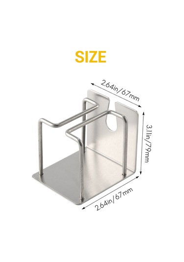 Xiaaokeji Elektrikli Tıraş Makinesi Tutucu Duvara Monte Kendinden Yapışkanlı Paslanmaz Çelik