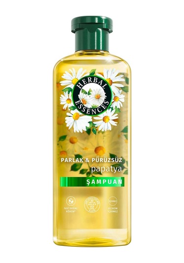 Herbal Essences Şampuan Parlak Pürüzsüz Papatya 350 Ml