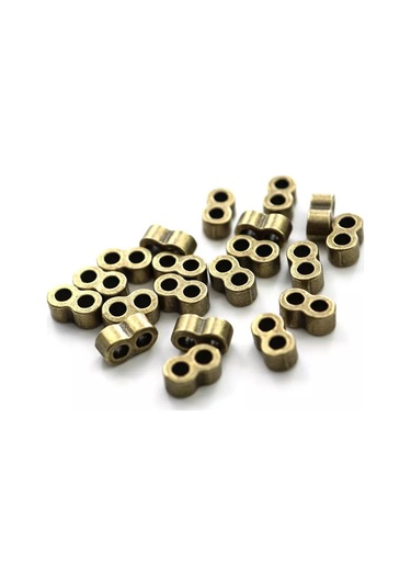 Kafebizu 10 Adet Boncuk Ayırıcı 16.5x9x9 Mm Bronz 209195166