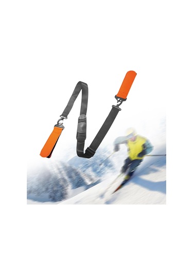 Dolıty Kayak Taşıyıcı Askı Snowboard Omuz Askısı Turuncu Turuncu