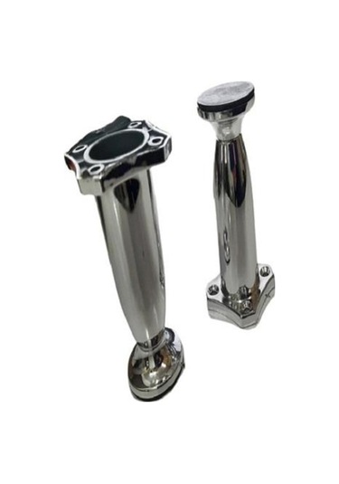 Katarmarket Nobel Tombul Baza Mobilya Ayağı Krom 10 Cm