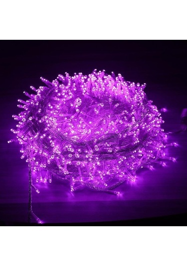 Novahub Pembe 10-30 M Led Peri Dize Işıklar Noel Ağacı Süslemeleri Kapalı Noel Bahçe İçin Açık Su Geçirmez Pembe