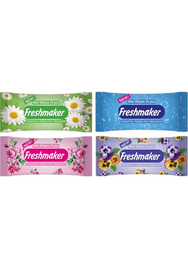Freshmaker Islak Cep Mendili 4 X 15'Li