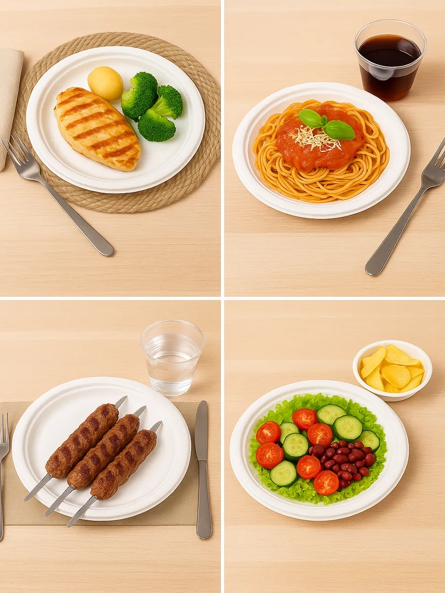 Pusswill Tek Kullanımlık Plastik Tabaklar 100 Adet Ps 434517610 100 adet