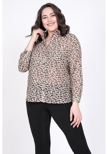 Varaklı Şifon Gömlek