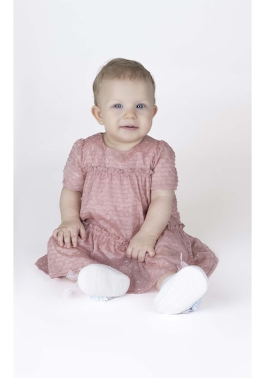 Best Kids Kız Bebek Katlı Elbise 001