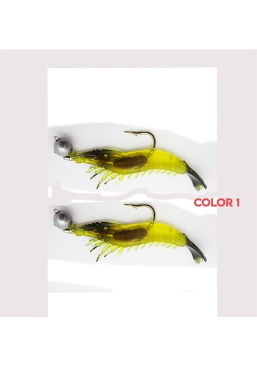 Avlivari El Yapımı Hareketli Jighead Uv Karides (2'Li Set)