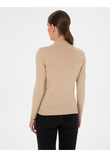 Pierre Cardin Kadın Bej Kazak /triko 50315768-vr011 Bej