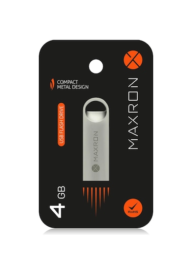 4 Gb Flash Bellek Metal Gövde Ömür Boyu Garantili Güvenli Usb Bellek Data Traveler