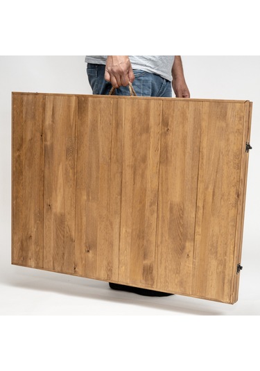 Katlanabilir Piknik Masası Katlanabilir Kamp Masası 75x200 Cm Ceviz